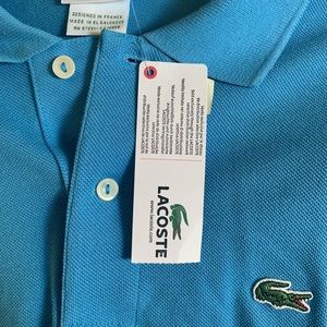 Lacoste Men’s Classic Long-sleeve Polo, Size 4/M, NWT